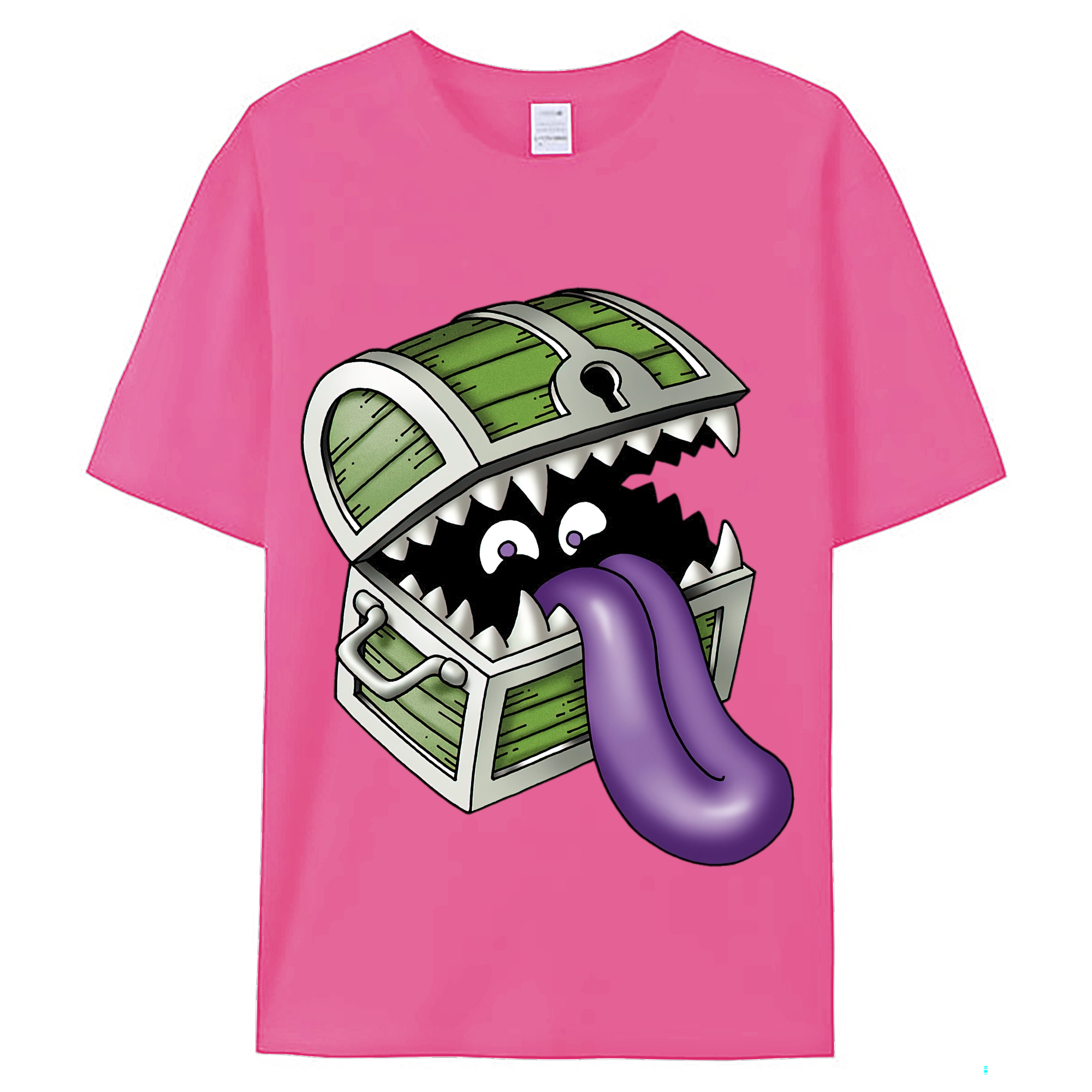 （画像用） ドラゴンクエスト Doragon Kuesuto Dragon Quest レディースカジュアルプリントTシャツ（綿100％）